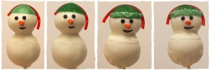 Snowman Cake Pops | sugarkissed.net