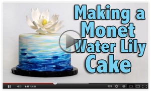 How to make a Monet Water Lily Cake