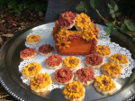 autumn cookie box with flowers