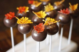 Fall Leaf Cake Pops