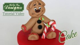 Sugar Buttons Gingerbread Man Mould for Cake Decorating