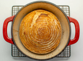 Baking bread in a dutch oven