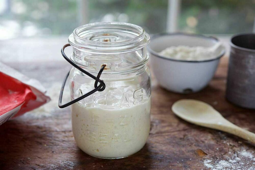 baking with yeast sourdough starter