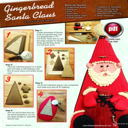Gingerbread Santa Claus – by Chef Jörg Amsler